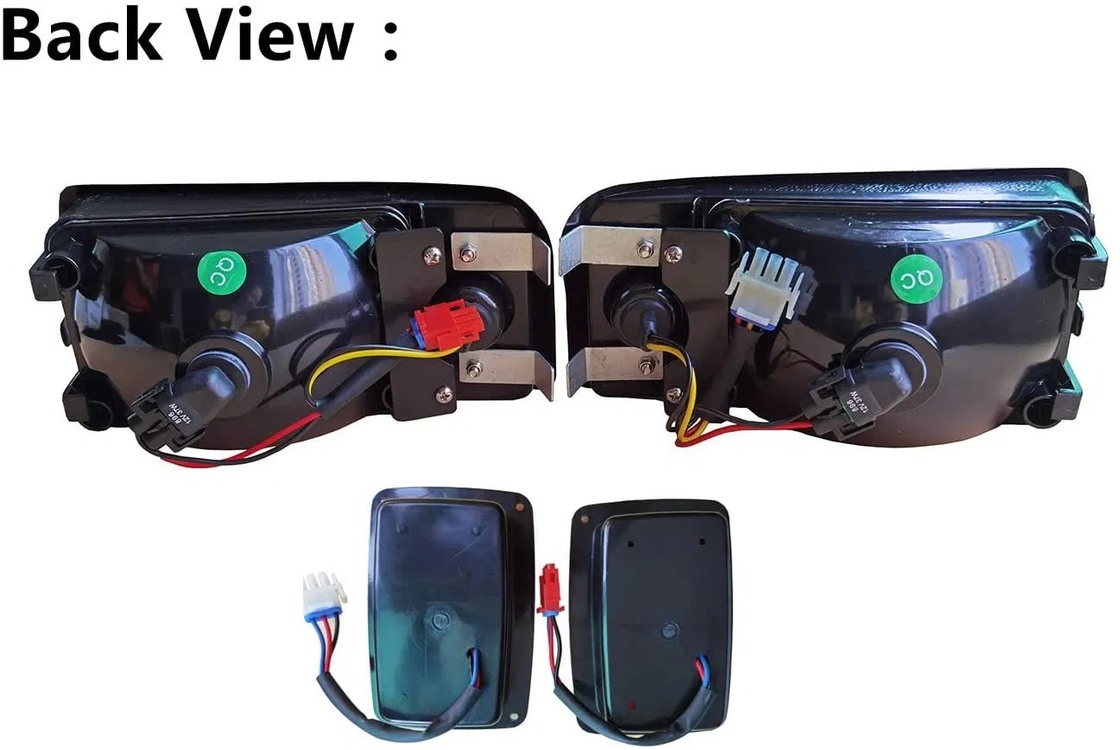 Club Car Light Kit with Halogen Headlight and LED Taillight for 1993-UP Golf Cart OEM Fit with 1 Year Warranty