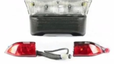 Golf Cart LED Light Kit with Halogen Headlight and LED Taillight Fits EZGO TXT