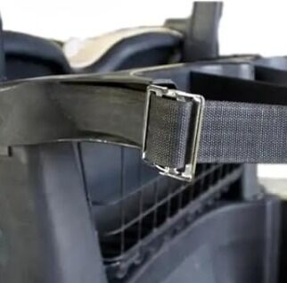 2 Pcs Universal Golf Bag Replacement Straps - Adjustable, Padded & Quick Side Release with 2 Rotating Buckles